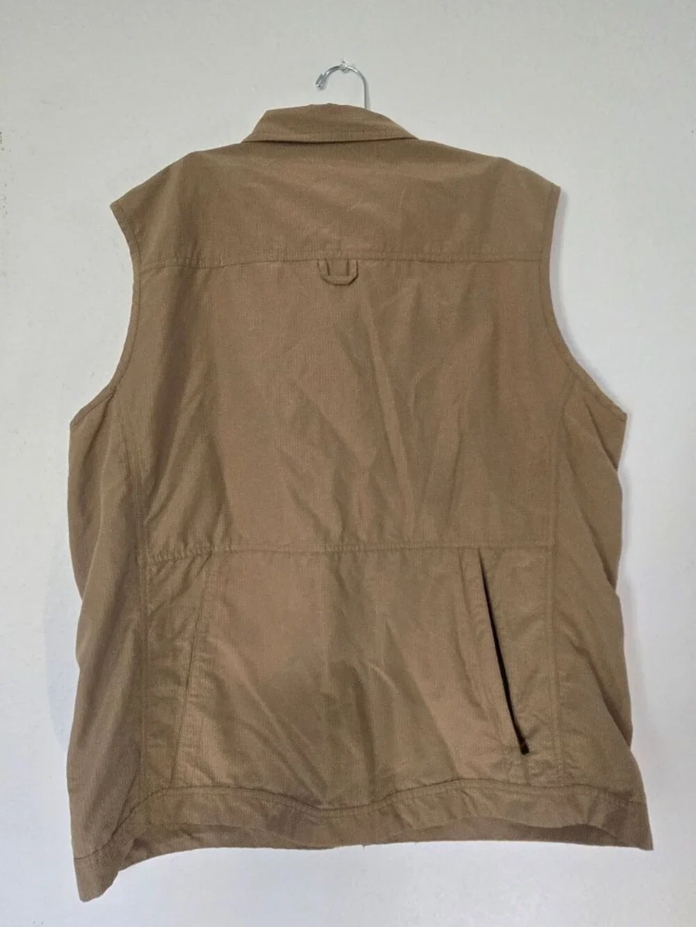 Eddie Bauer men's utility outdoor vest Fishing Camping Hunting sz Large